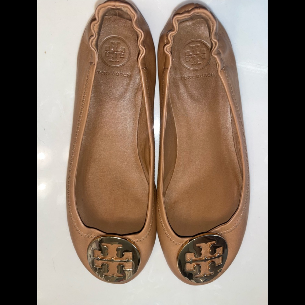 Tory Burch Minnie Travel Ballet Flats size 6.5